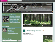 Tablet Screenshot of cirkel-der-natuur.50plusser.nl