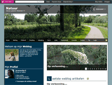Tablet Screenshot of natuur.50plusser.nl
