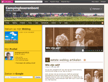 Tablet Screenshot of campingboerenbont.50plusser.nl