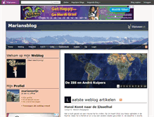Tablet Screenshot of mariansblog.50plusser.nl