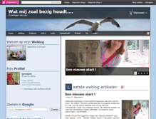 Tablet Screenshot of geegees-weblog.50plusser.nl