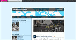 Desktop Screenshot of culturelezondag.50plusser.nl