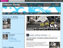 Tablet Screenshot of culturelezondag.50plusser.nl